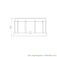 Geiger Rohrmotor Adapter-Mitnehmer | Profil-Welle 50 mm