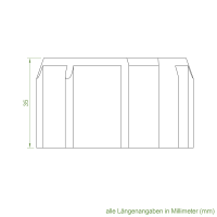 Geiger Rohrmotor Adapter-Mitnehmer | Achtkant-Stahlwelle 60 mm