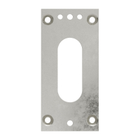 Geiger Unterlegplatte UP2 | glanzvernickelt | 40 x 85 x 2 mm | für Gelenklager mit 22 x 85 mm Grundplatten