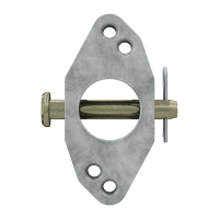 Becker Markisenlager mit Zentrierrand für Steckzapfen Ø 25 mm Rund | für Becker Antriebe Serie L