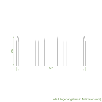 Rademacher Adapter-Mitnehmer für Achtkant-Stahlwelle SW 60 | für Rademacher SLDM/MLIM Antriebe