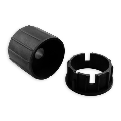 Adapter-Mitnehmer-Set für Rundrohre mit 60 mm Durchmesser.