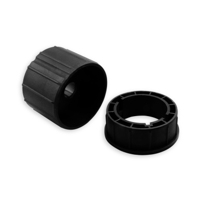 Adapter-Mitnehmer-Set für Rundrohre mit 70 mm Durchmesser.