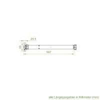 Rademacher Mechanischer Rollladenmotor | RolloTube Basis Medium RTBM | mit Handkurbel-Anschluss | 30 Nm