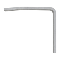 Verstärkungswinkel für Kastenlager | verzinkt | 90 mm Ausladung