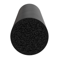 3D Modell der Moosgummidichtung MG050 in schwarz für...