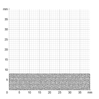 Zeichnung des Dichtungsprofils der Moosgummidichtung MG101.