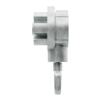 Geiger Markisengetriebe MKG 002 | 3:1 | blank | für 70 mm Nutrohr | Zinköse | mit Endanschlag