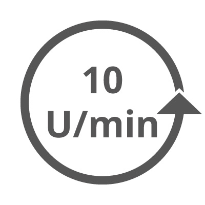 10 U/min