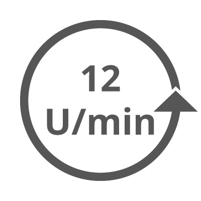 12 U/min