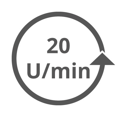 20 U/min