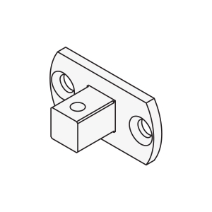 Anschlussteil 10 mm | Vierkant | passend für Antriebe der Serie P