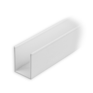 Maxi Aluminium-Führungsschiene | 25 x 19 x 25 mm | weiß lackiert