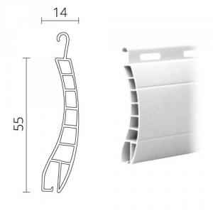 Rollladen Einlauftrichter Maxi weiß SET PVC 30 x 40 mm für PVC Schienen 