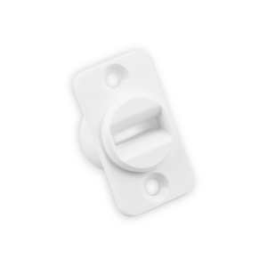 Mini Gurtführung aus Kunststoff | Lochabstand 30 mm | weiß