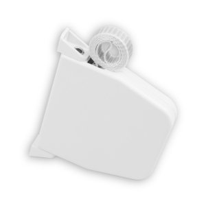 Mini Rolladen-Aufschraub-Gurtwickler | Lochabstand 145 mm | schwenkbar | mit 5m Gurt | weiß
