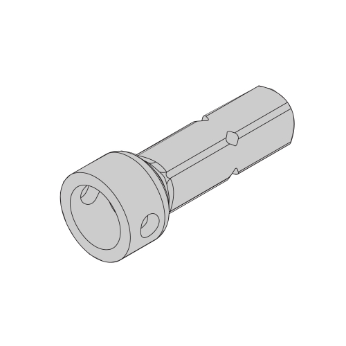 Steckzapfen R3/20 Ø 20 mm | Rund | passend für Antriebe der Serie P/R