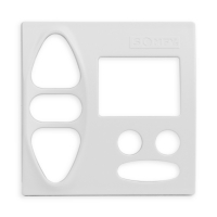 Abdeckplatte A-GI polarweiß matt | passend für Somfy Chronis Uno Smart, Chronis Uno easy