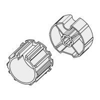 Adapter-Mitnehmer für Nutwelle DW 78 mit 1,5 mm | für Becker Antriebe Serie L
