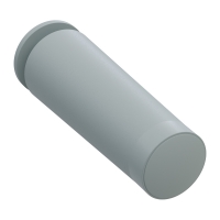 Anschlagstopper | Länge 60 mm | mit Verschlusskappe und Edelstahlschraube | grau