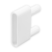 Endstabgleiter - Gleiter Endstab | 29 x 13,6 mm | weiß