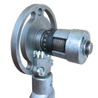 Kegelradgetriebe für Markisen | 1,2:1 | ovale Zinköse | Ø 24mm