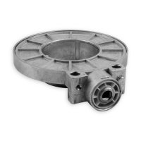 Kegelradgetriebe K036 | Untersetzung 8:1 | 8 mm Vierkant | für 70 mm Nutwelle