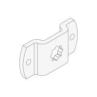 Markisenlager Sternloch für Steckzapfen R2/10 | 10 mm Vierkant | passend für Antriebe der Serie P/R