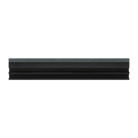 Maxi Kunststoff-Rolladen-Führungsschiene 4047 | mit Bürstendichtung | basaltgrau (ähnlich RAL 7012) | Länge 700mm