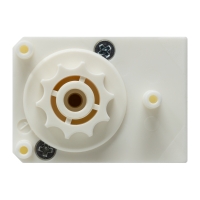 Perlenkettengetriebe rechts für 4,5mm Ketten | 3:1 | 6mm Innensechskant