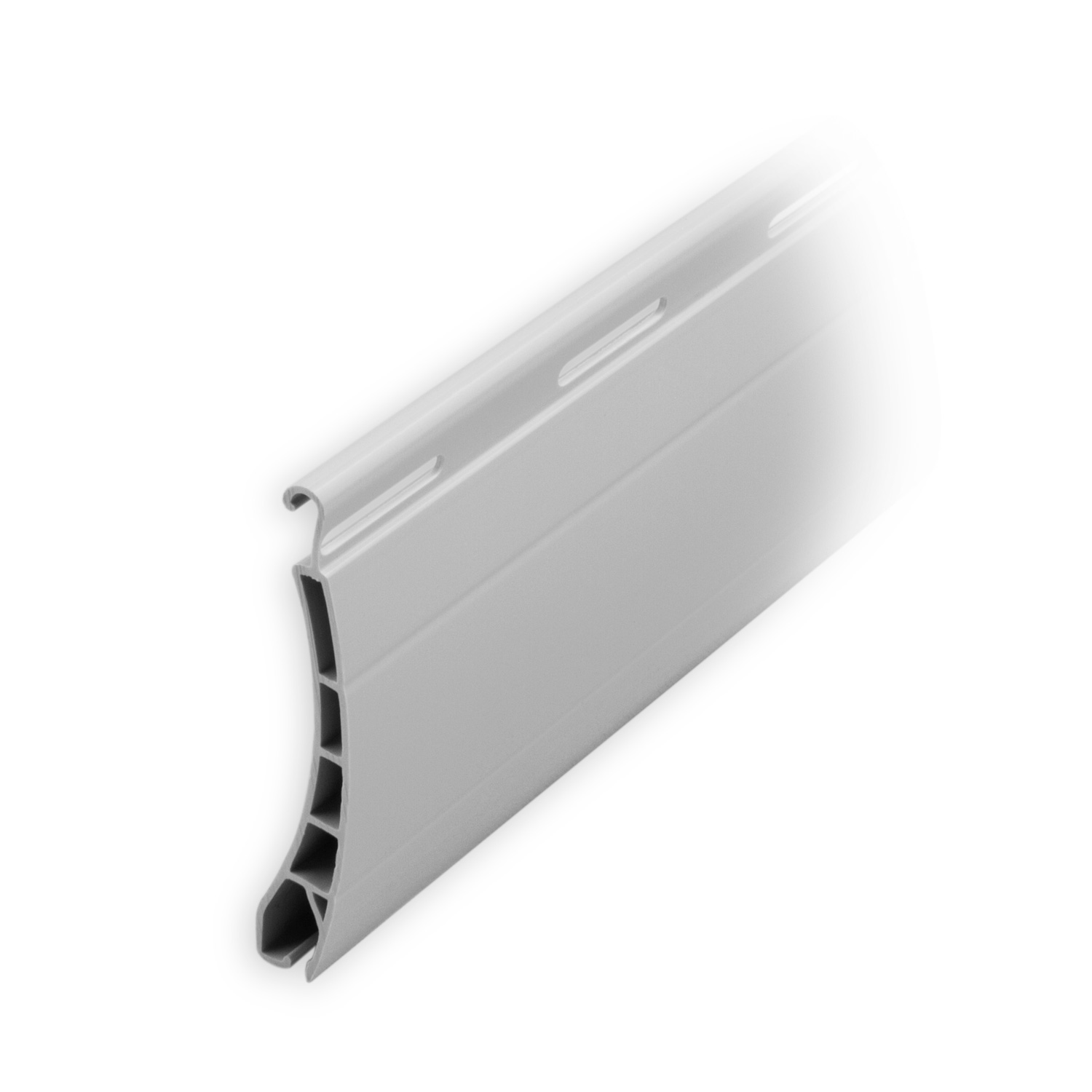 PVC rolladenpanzer to measure Mini 38 profile slats Grey-New 21,90 € m² 