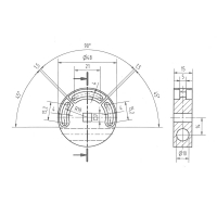 Schneckengetriebe S105 | Untersetzung 2,8:1 | 7mm Innenvierkant | ohne Endanschlag