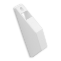 Wicklerblende für Mini Halbeinlass-Gurtwickler | Lochabstand 135 mm | Kunststoff weiß