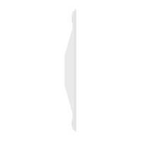 Wicklerblende für Mini Halbeinlass-Gurtwickler | Lochabstand 154 mm | Kunststoff weiß
